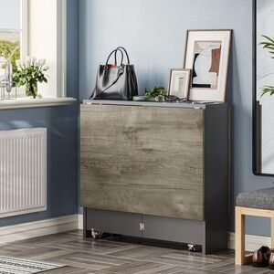 Modern Grey expandable dinning table